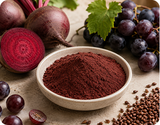 Beet Root + Grape Seed Beet Root and Grape Seed Extract - HoneyFil ingredients for circulation support